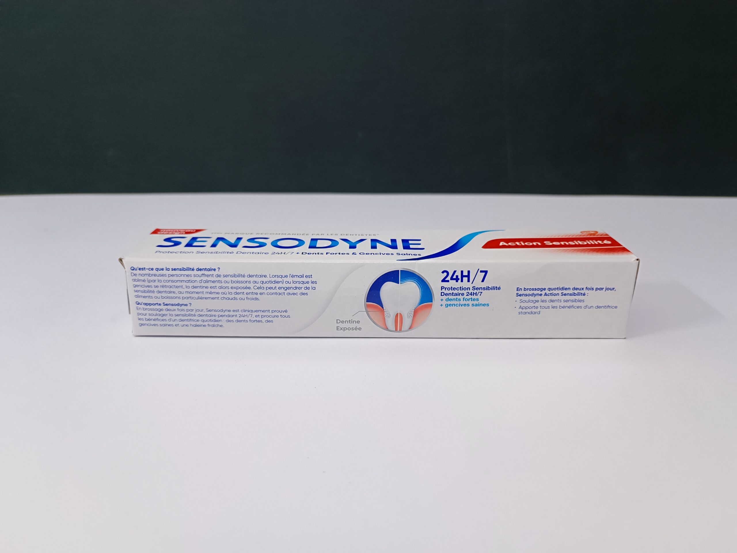 خمیردندان فرانسوی ضد پوسیدگی سنسوداین Sensodyne Action Sensibilite 3 خمیردندان فرانسوی ضد پوسیدگی سنسوداین Sensodyne Action Sensibilite