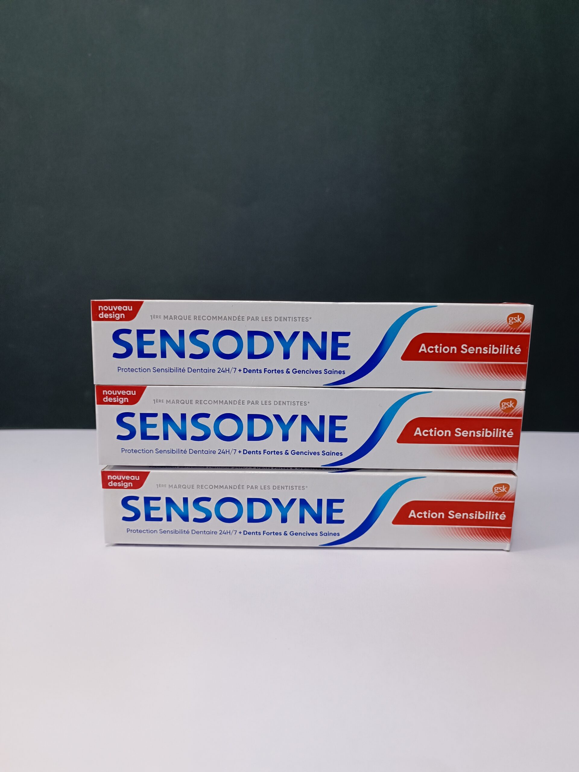 خمیردندان فرانسوی ضد پوسیدگی سنسوداین Sensodyne Action Sensibilite 5 خمیردندان فرانسوی ضد پوسیدگی سنسوداین Sensodyne Action Sensibilite