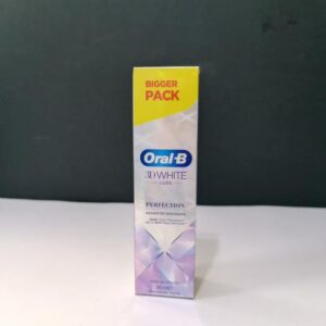 خمیر دندان آلمانی سفیدکننده اورال بی ORAL B مدل 3D WHITE PERFECTION حجم 100 میل Bigger Pack