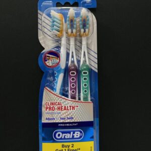 مسواک اورال بی پروفلکس سافت برس نرم Oral-b Pro-Flex سر متحرک اورجینال بسته 3 عددی