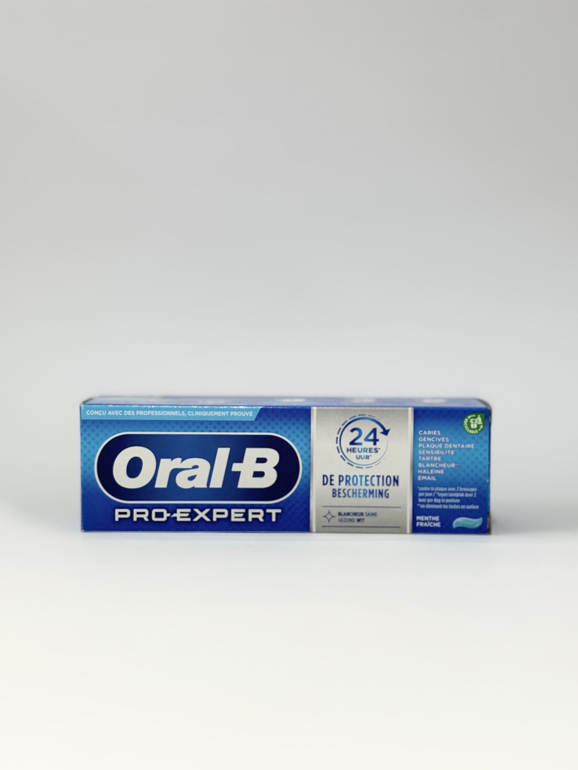 خمیردندان پرواکسپرت اورال بی اروپایی مدل سفیدکننده Oral b pro-expert blancheur saine 4 خمیردندان پرواکسپرت اورال بی اروپایی مدل سفیدکننده Oral b pro-expert blancheur saine
