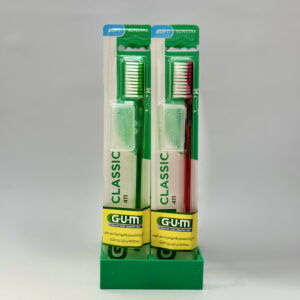 مسواک جی یو ام مدل کلاسیک 411 با برس نرم G.U.M Classic 411 اورجینال
