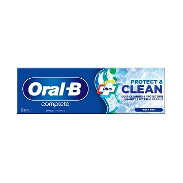خمیر دندان اورال بی پروتکت کلین complete protect clean اورجینال اروپایی انقضا 2027/09 3 خمیر دندان اورال بی پروتکت کلین complete protect clean