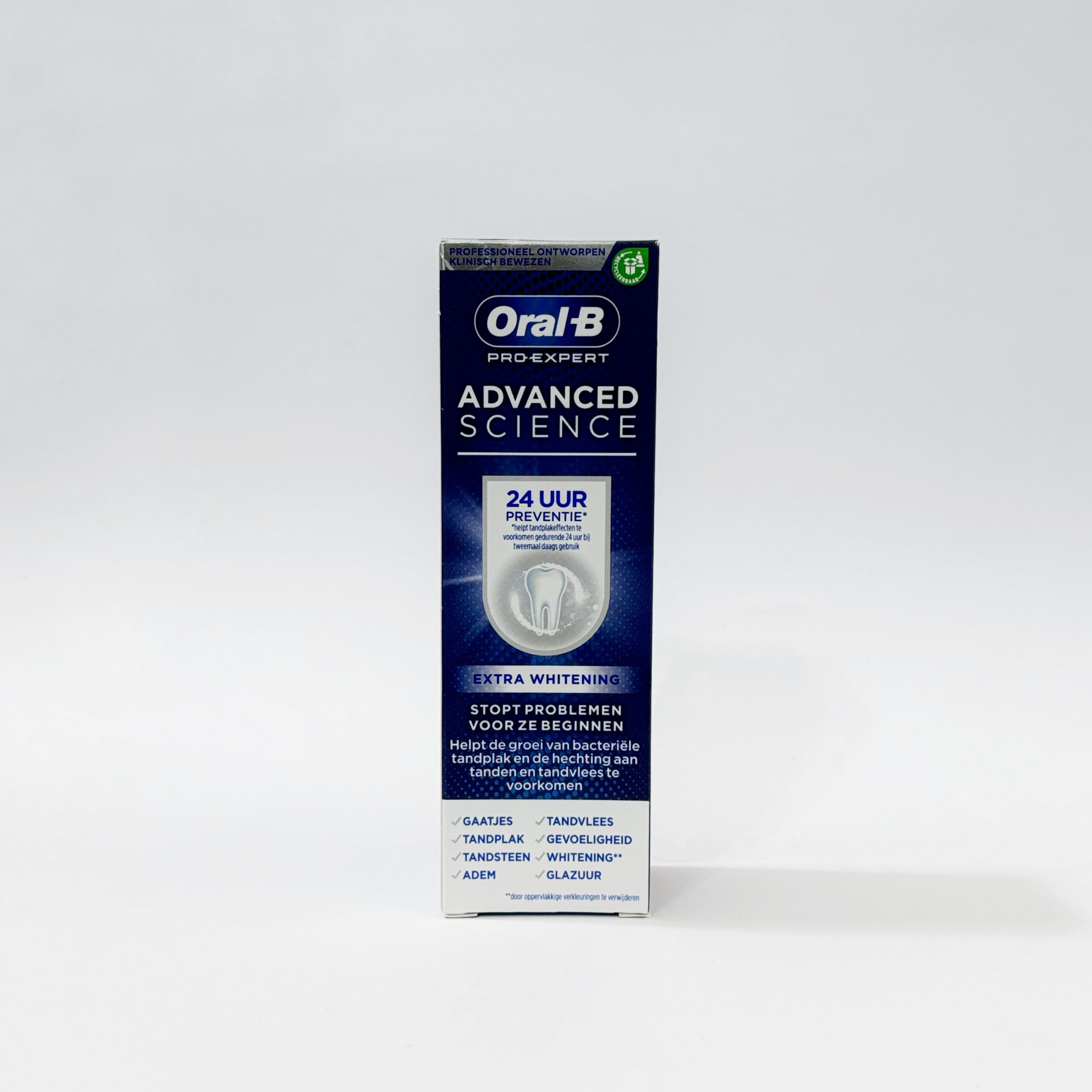 خمیردندان اورال بی پرو اکسپرت ADVANCED SCIENCE مدل8کاره EXTRA WHITENING حجم75ML 5 خمیر دندان اورال بی پرو اکسپرت ADVANCED SCIENCE مدل EXTRA WHITENING