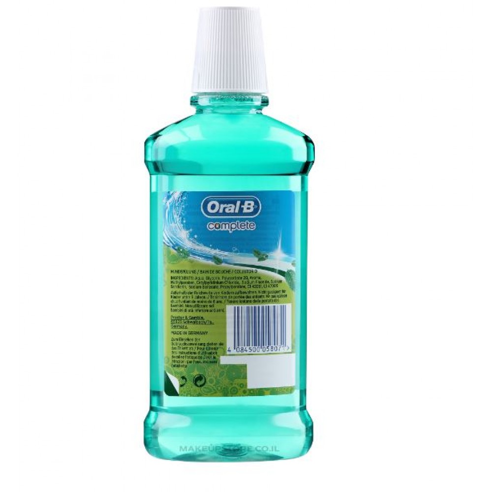 دهانشویه اورال بی مدل complete در حجم 500ml انقضا 2026/07 ساخت آلمان 3 دهانشویه اورال بی مدل complete در حجم 500ml