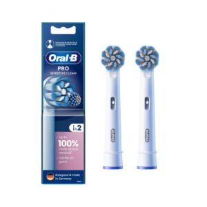 سری یدک مسواک برقی اورال بی Oral B مدل Pro Sensitive Clean بسته ۲ عددی ضمانت اصالت