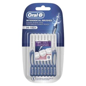 براش بین دندانی اورال بی Interdental Brushes oral-b بسته 20 عددی